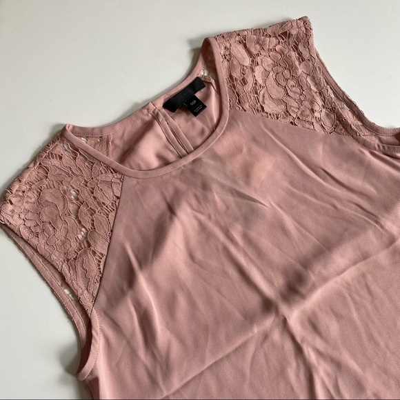 J. Crew Floral Lace Shoulder Top - Picture 2 of 4